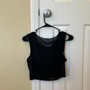 Mesh black training tank from buff bunny